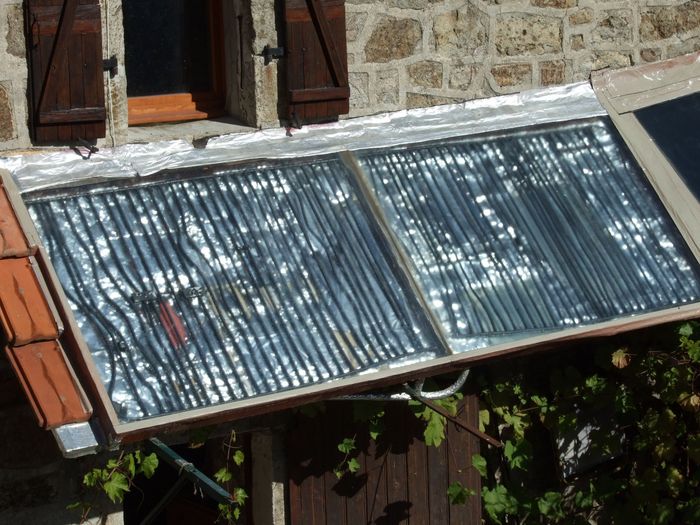 Les 2 premiers capteurs artisanaux construits pendant l'été 2005.