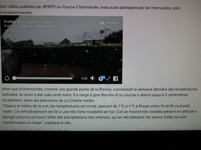 L'évènement avait du avoir lieu dans plusieurs régions de France pour que des médias classiques en parlent un peu.